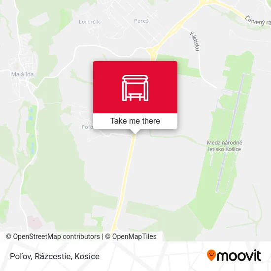 Poľov, Rázcestie map