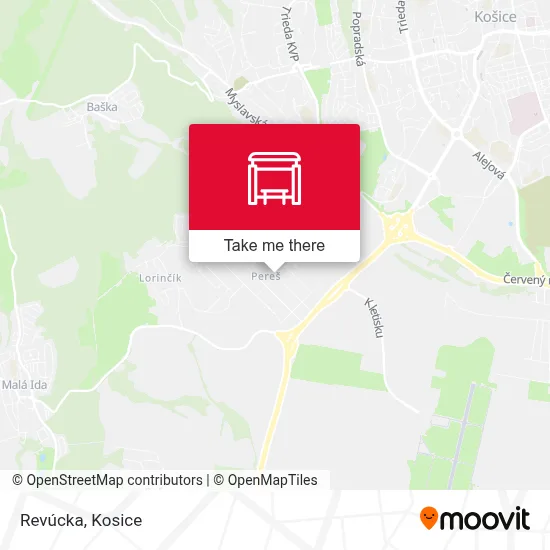 Revúcka map