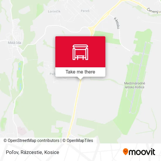 Poľov, Rázcestie map