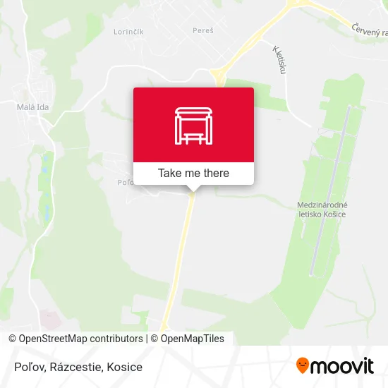 Poľov, Rázcestie map