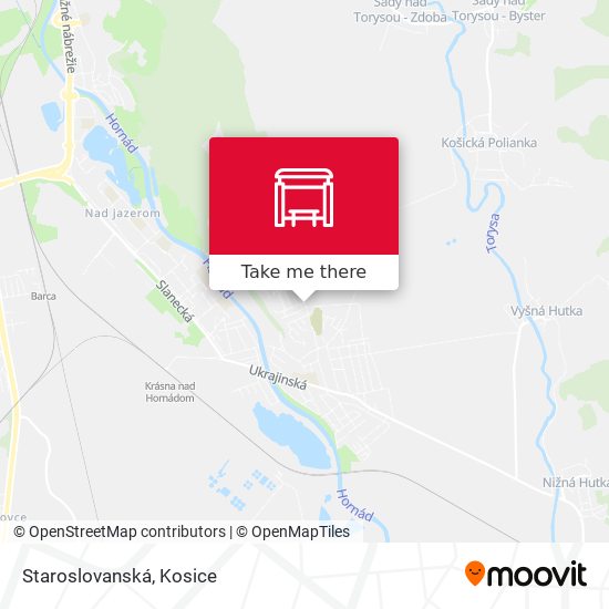 Staroslovanská map