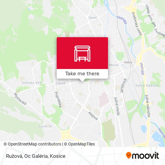 Ružová, Oc Galéria map