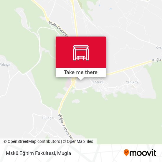 Mskü Eğitim Fakültesi map