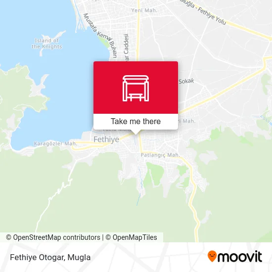 Fethiye Otogar map