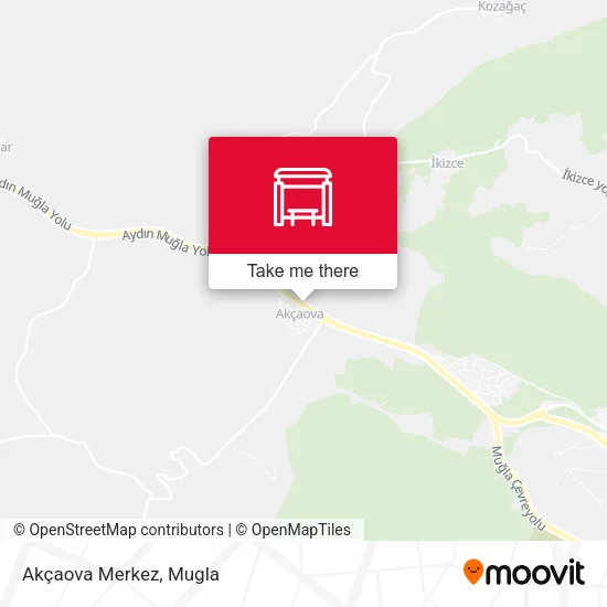 Akçaova Merkez map