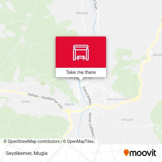 Seydikemer map