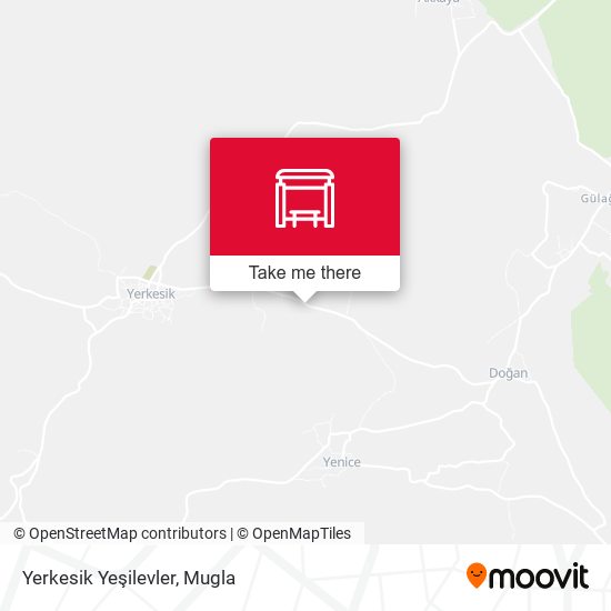 Yerkesik Yeşilevler map