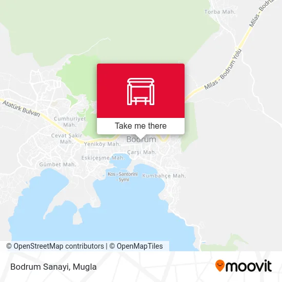 Bodrum Sanayi map