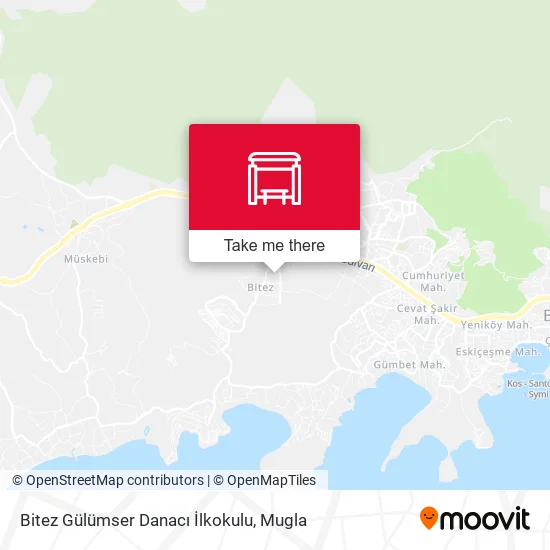 Bitez Gülümser Danacı İlkokulu map