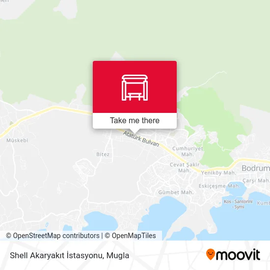 Shell Akaryakıt İstasyonu map