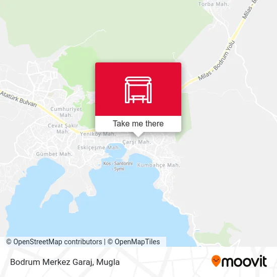 Bodrum Merkez Garaj map