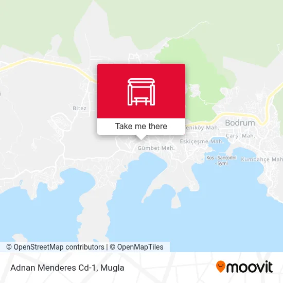 Adnan Menderes Cd-1 map