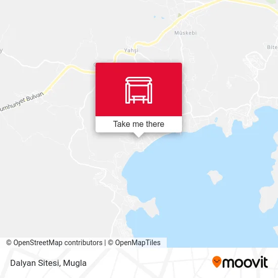 Dalyan Sitesi map