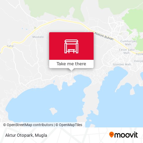 Aktur Otopark map