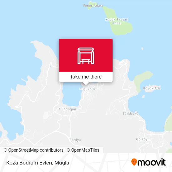 Koza Bodrum Evleri map