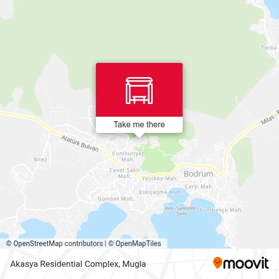 Akasya Sitesi map