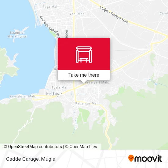 Cadde Garage map