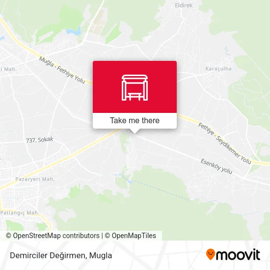 Demirciler Değirmen map