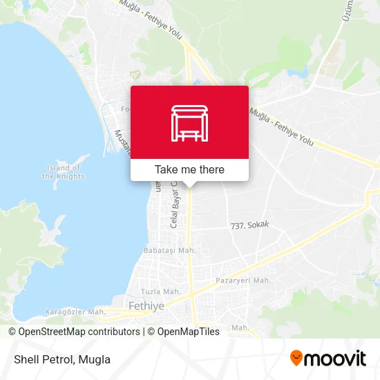 Shell Petrol map