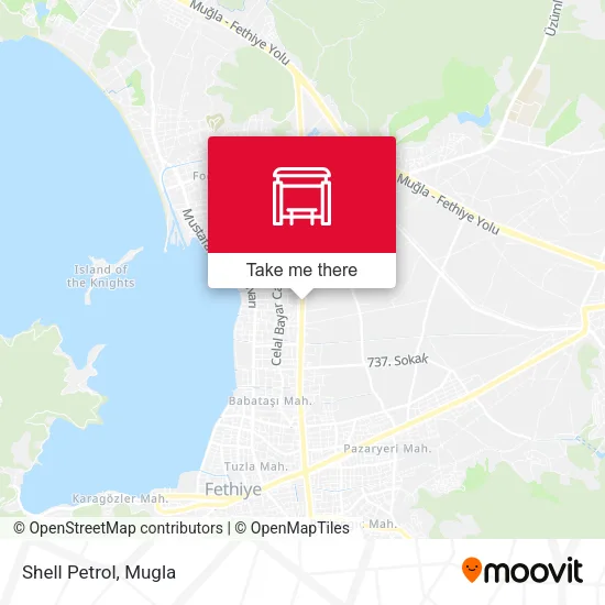 Shell Petrol map