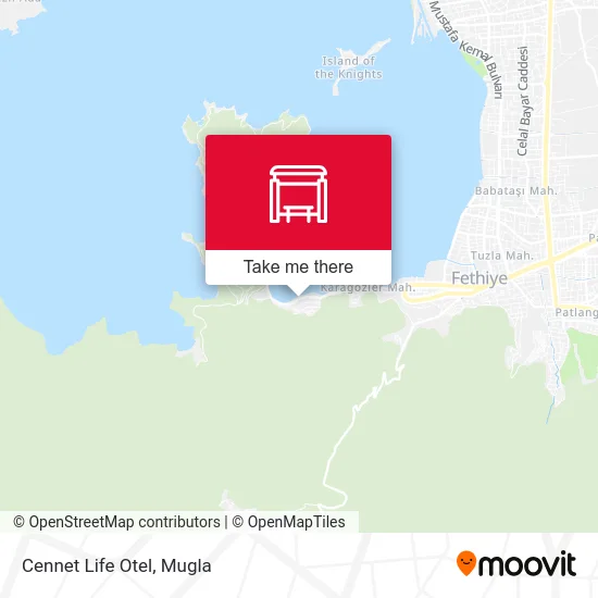 Cennet Life Otel map