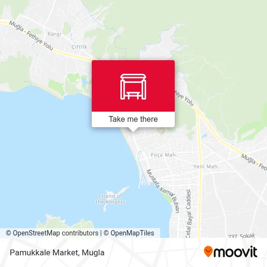 Pamukkale Market map