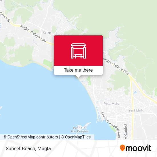 Sunset Beach map