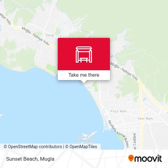 Sunset Beach map