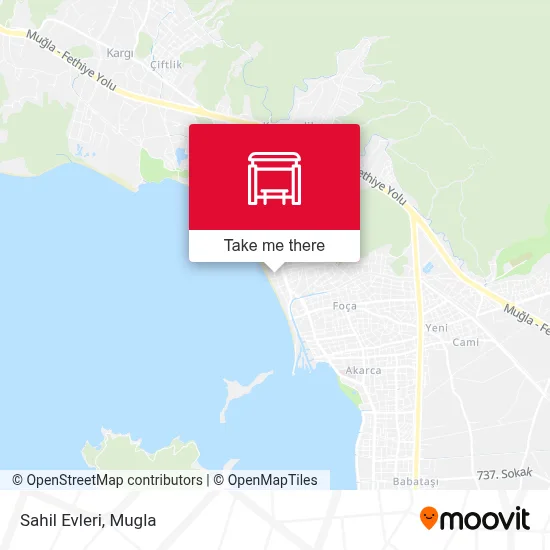 Sahil Evleri map