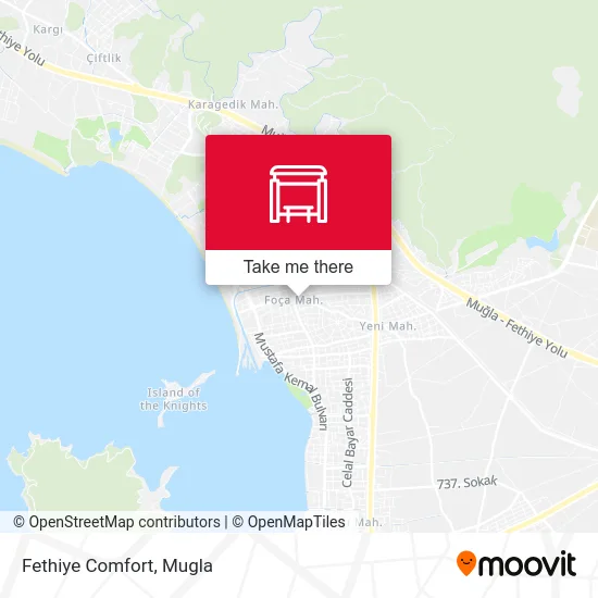 Fethiye Comfort map