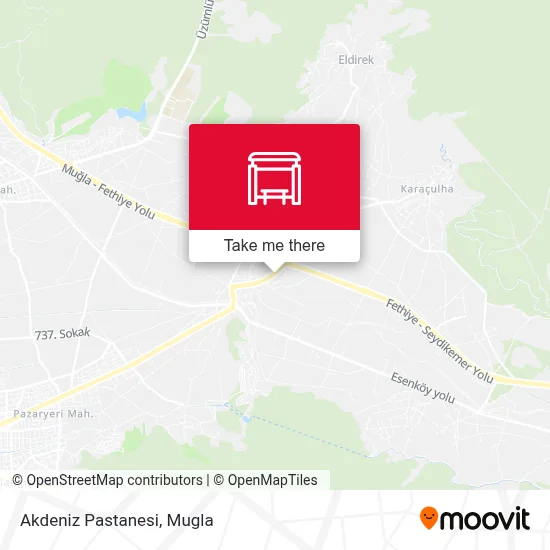 Akdeniz Pastanesi map