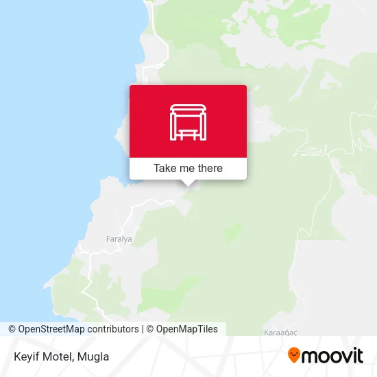 Keyif Motel map