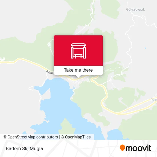 Badem Sk map