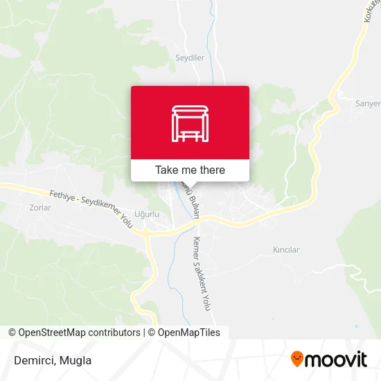 Demirci map