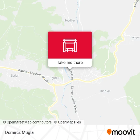 Demirci map