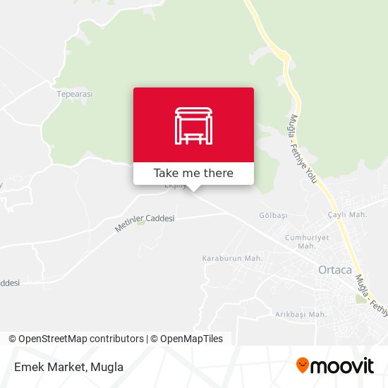 Emek Market map