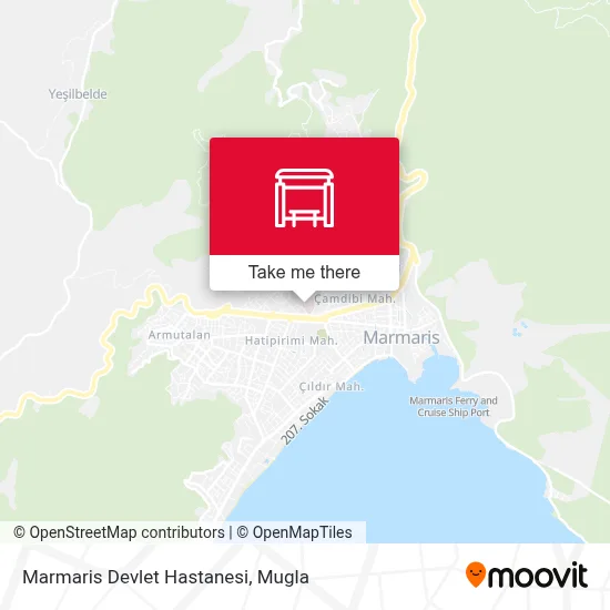 Marmaris Devlet Hastanesi map