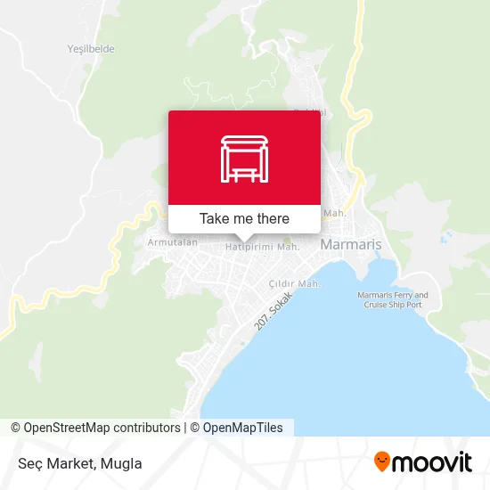 Seç Market map