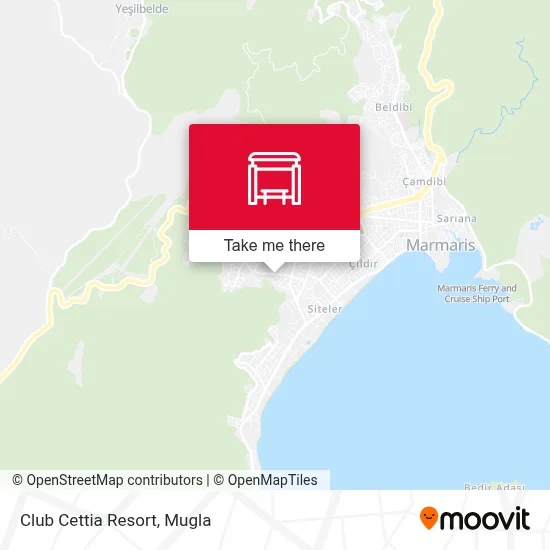 Club Cettia Resort map
