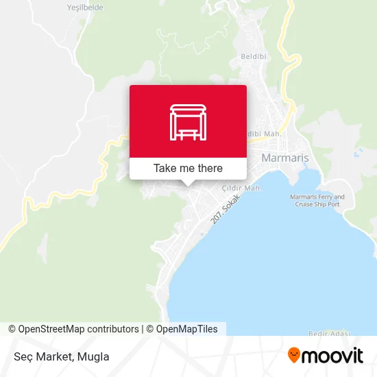 Seç Market map