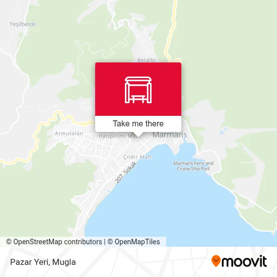 Pazar Yeri map