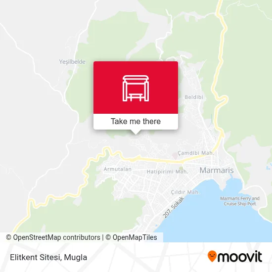 Elitkent Sitesi map