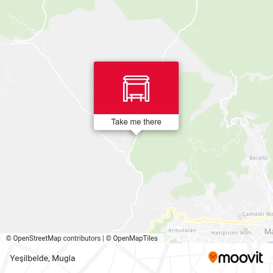 Yeşilbelde map