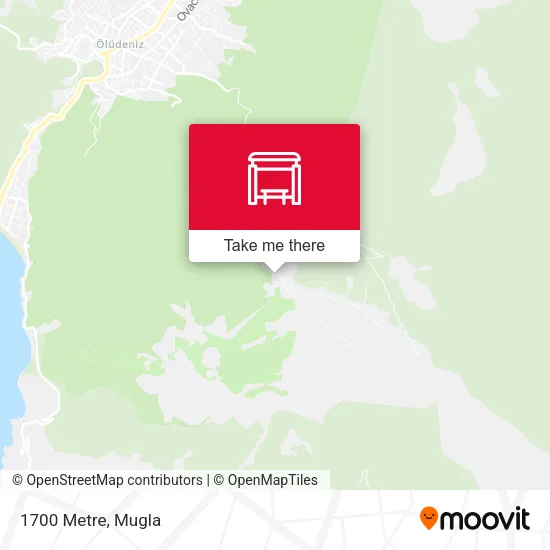 1700 Metre map