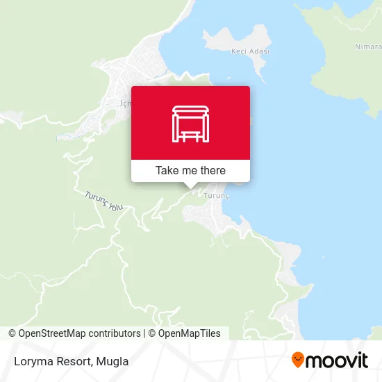 Loryma Resort map