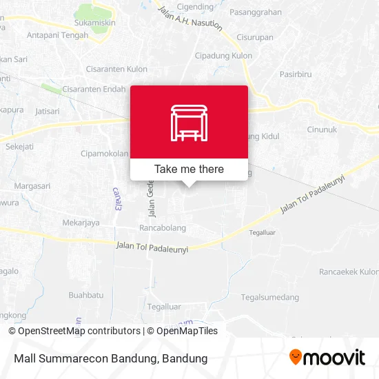 Mall Summarecon Bandung map