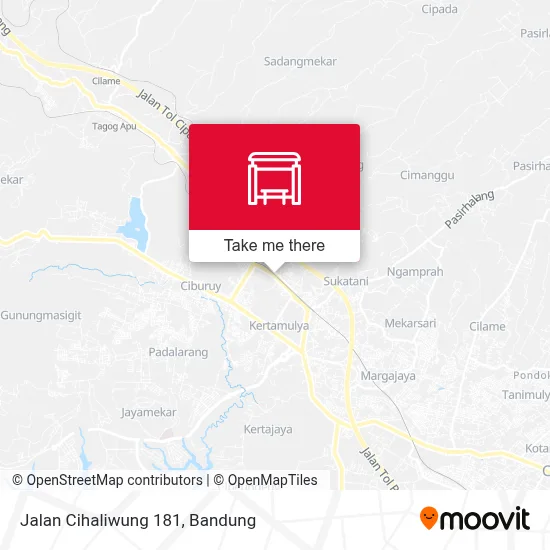 Jalan Cihaliwung 181 map