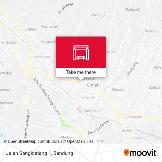 Jalan Sangkuriang 1 map