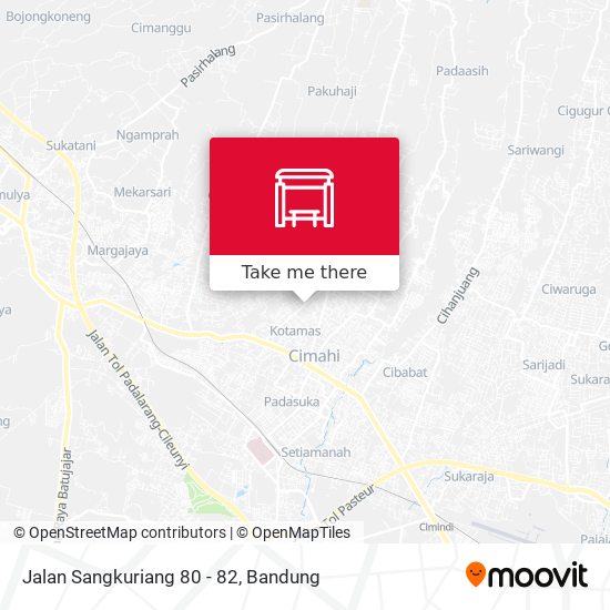 Jalan Sangkuriang 80 - 82 map