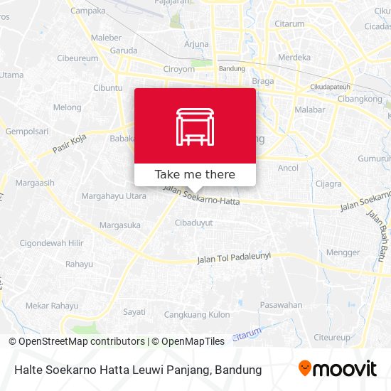 Halte Soekarno Hatta Leuwi Panjang map